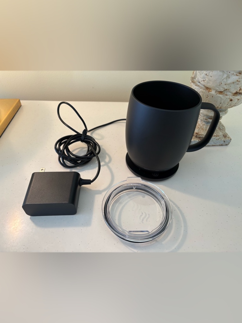 Nextmug Self Heating Mug - Matte Black 14 oz - Picture 4 of 4